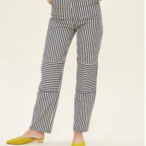 LYKKE WULLF Muir Workwear Jean - Stripe Denim size 2 perfect condition